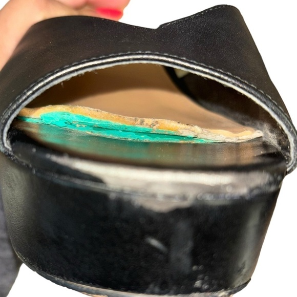 Marc Fisher Black Platform High Heels Women’s 10 Disco Mobwife Goth FairyGoth - Picture 14 of 16